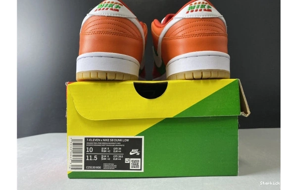 Low Red Dunk Orange Green Nike CZ5130-600 SB 0806